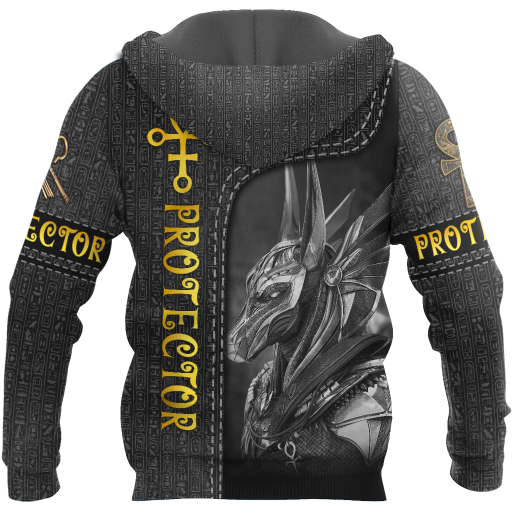 Custom name Anubis Egyptian God the Protector 3D design print shirts