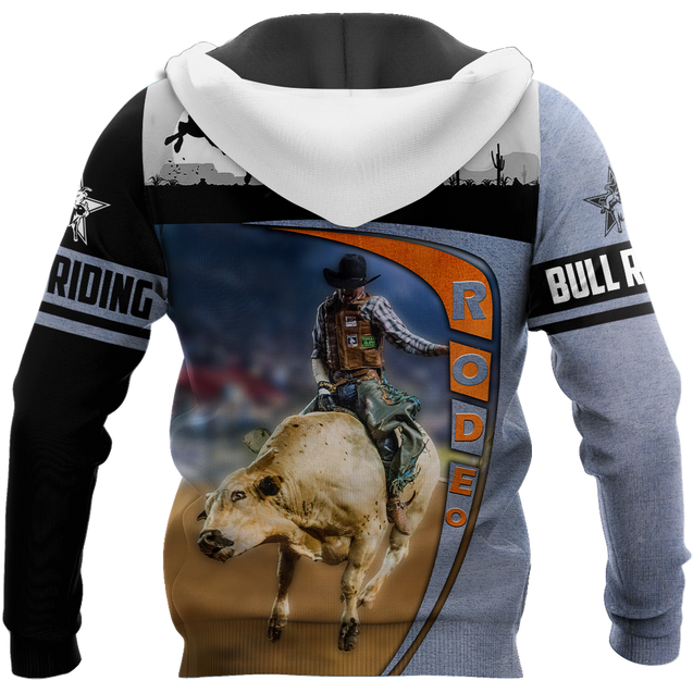 Personalized Name Bull Riding 3D All Over Printed Unisex Shirts Desert