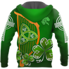 Premium Unisex Hoodie Irish St.Patrick Day The Harp The Shamrock And The Trinity ML