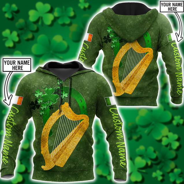 Premium Personalized Unisex All Over Printed Irish Symbols Shirts MEI