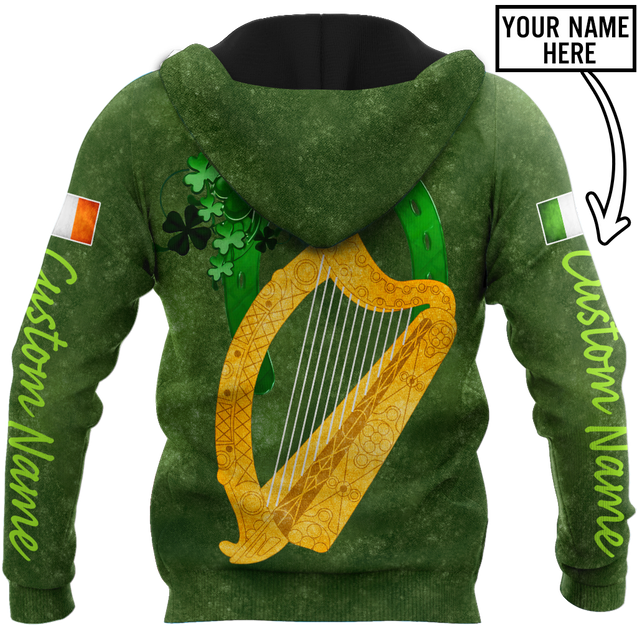 Premium Personalized Unisex All Over Printed Irish Symbols Shirts MEI