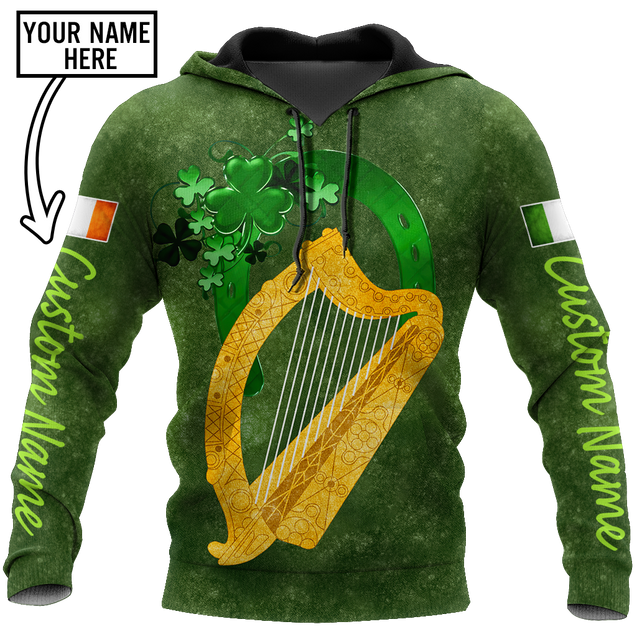 Premium Personalized Unisex All Over Printed Irish Symbols Shirts MEI