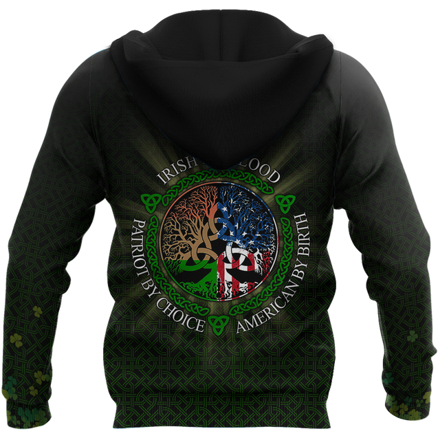 Premium 3D Printed All Over Printed Irish Patriot By Choice Shirt MEI