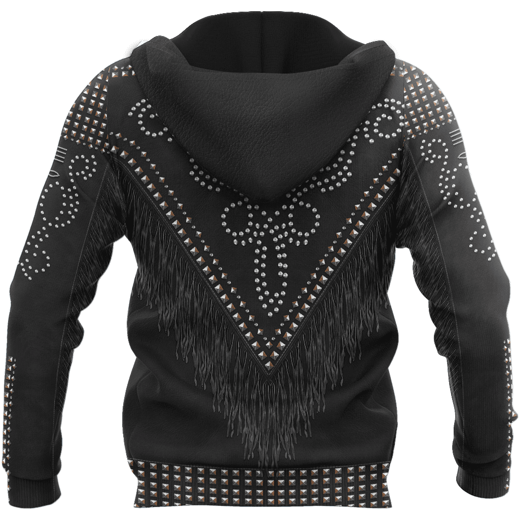 Native Cowboy Jacket No22 Cosplay 3D Over Printed Unisex Deluxe Hoodie ML