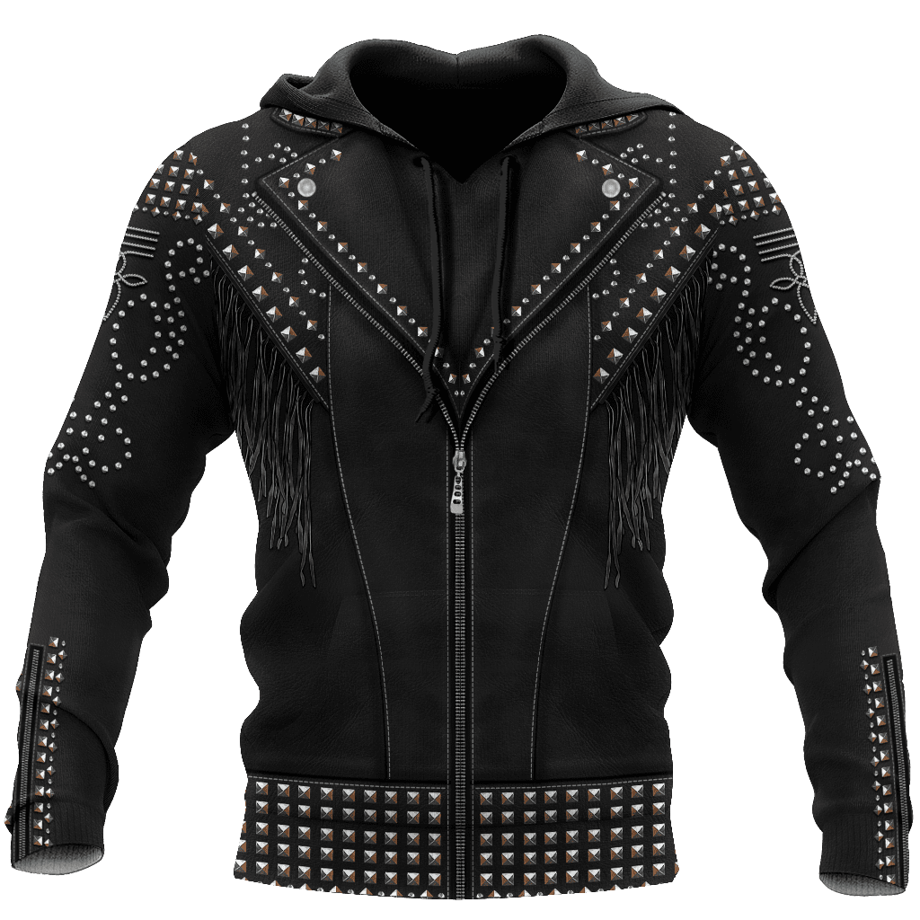 Native Cowboy Jacket No22 Cosplay 3D Over Printed Unisex Deluxe Hoodie ML