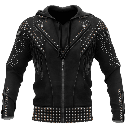Native Cowboy Jacket No22 Cosplay 3D Over Printed Unisex Deluxe Hoodie ML