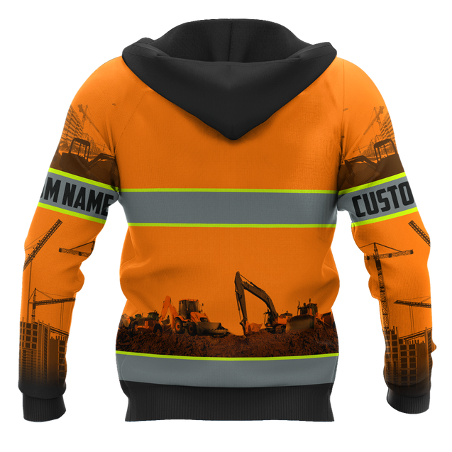 Personalized Excavator 3D All Over Printed Unisex Shirts