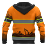 Personalized Excavator 3D All Over Printed Unisex Shirts