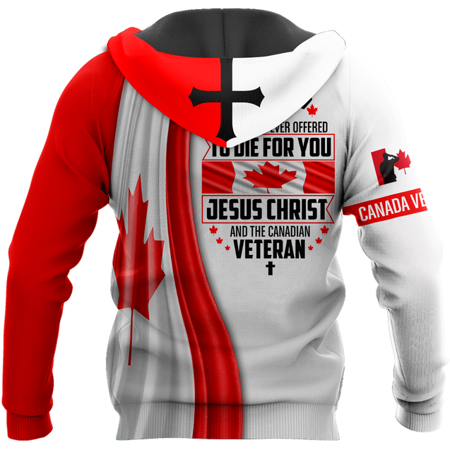 Canadian Veteran - Jesus 3D All Over Printed Shirts SN03032103