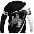 Personalized Barrel Racing 3D All Over Printed Hoodie