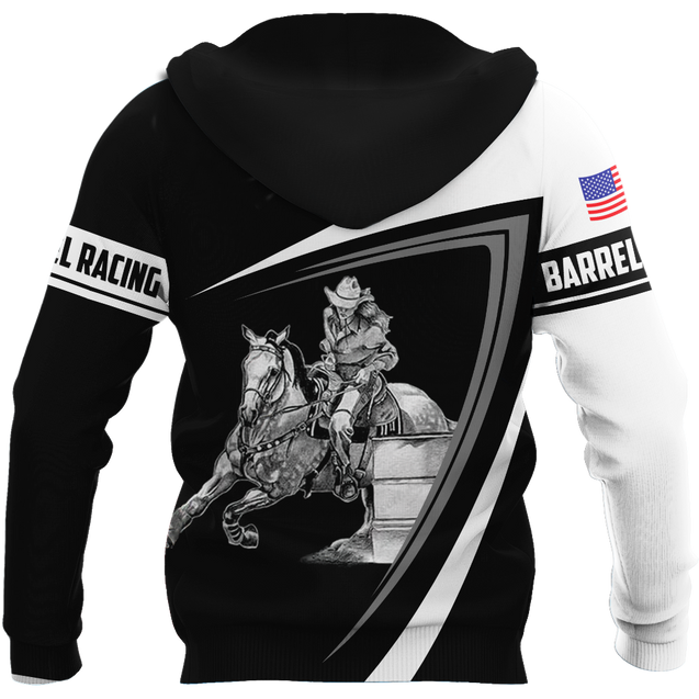 Personalized Barrel Racing 3D All Over Printed Hoodie