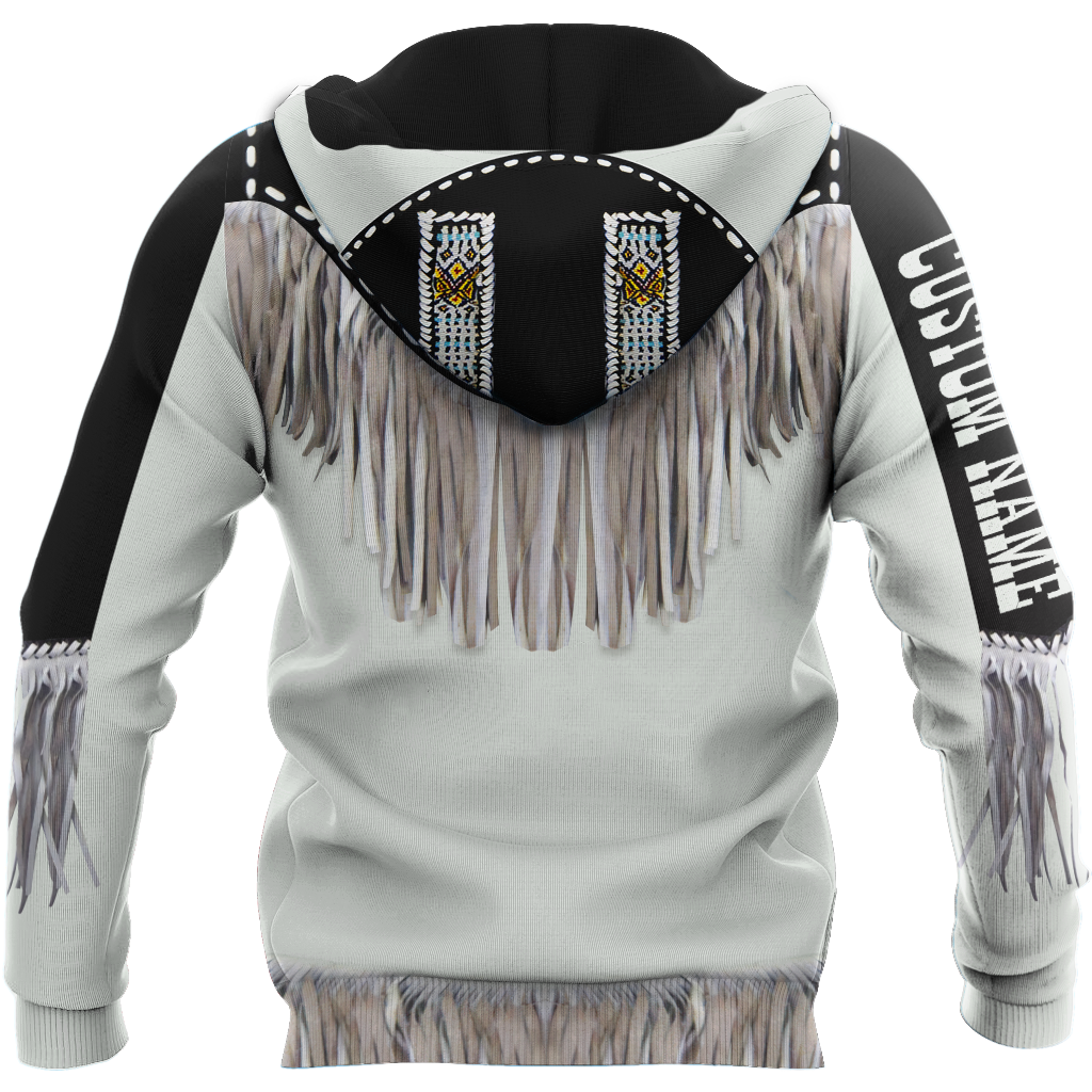 Native Cowboy Jacket No17 Cosplay Custom Name 3D Over Printed Unisex Deluxe Hoodie ML