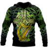 Customize Name Celtic Cross And Harp Hoodie For Men And Women MH04022102