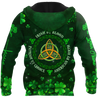 Irish By Blood Custom Name 3D All Over Printed Shirts For Men and Women