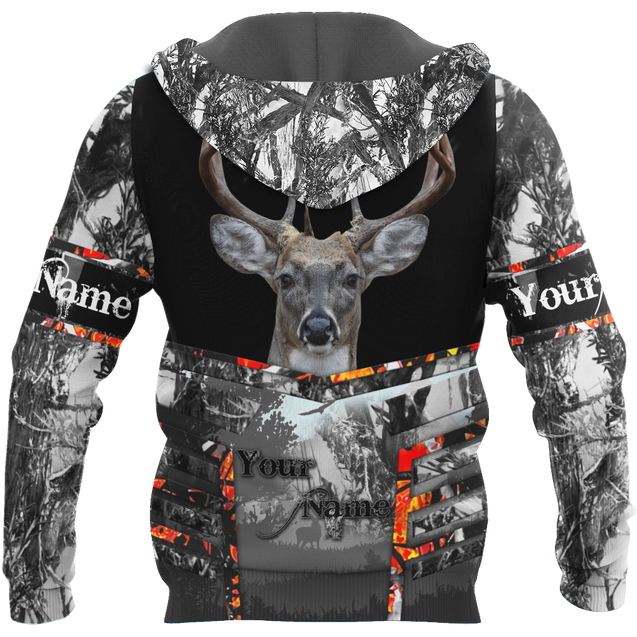 Persionalized Name - Deer Hunting Camo 3D All Over Printed Unisex Shirts