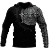 Mexico Aztec Warrior 3D All Over Printed Unisex Hoodie