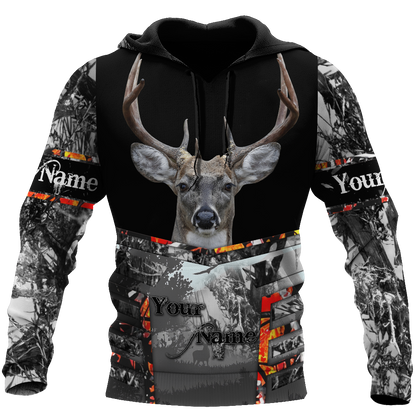Persionalized Name - Deer Hunting Camo 3D All Over Printed Unisex Shirts