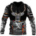 Persionalized Name - Deer Hunting Camo 3D All Over Printed Unisex Shirts