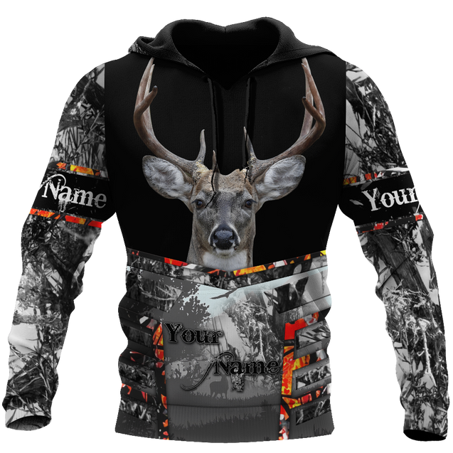 Persionalized Name - Deer Hunting Camo 3D All Over Printed Unisex Shirts