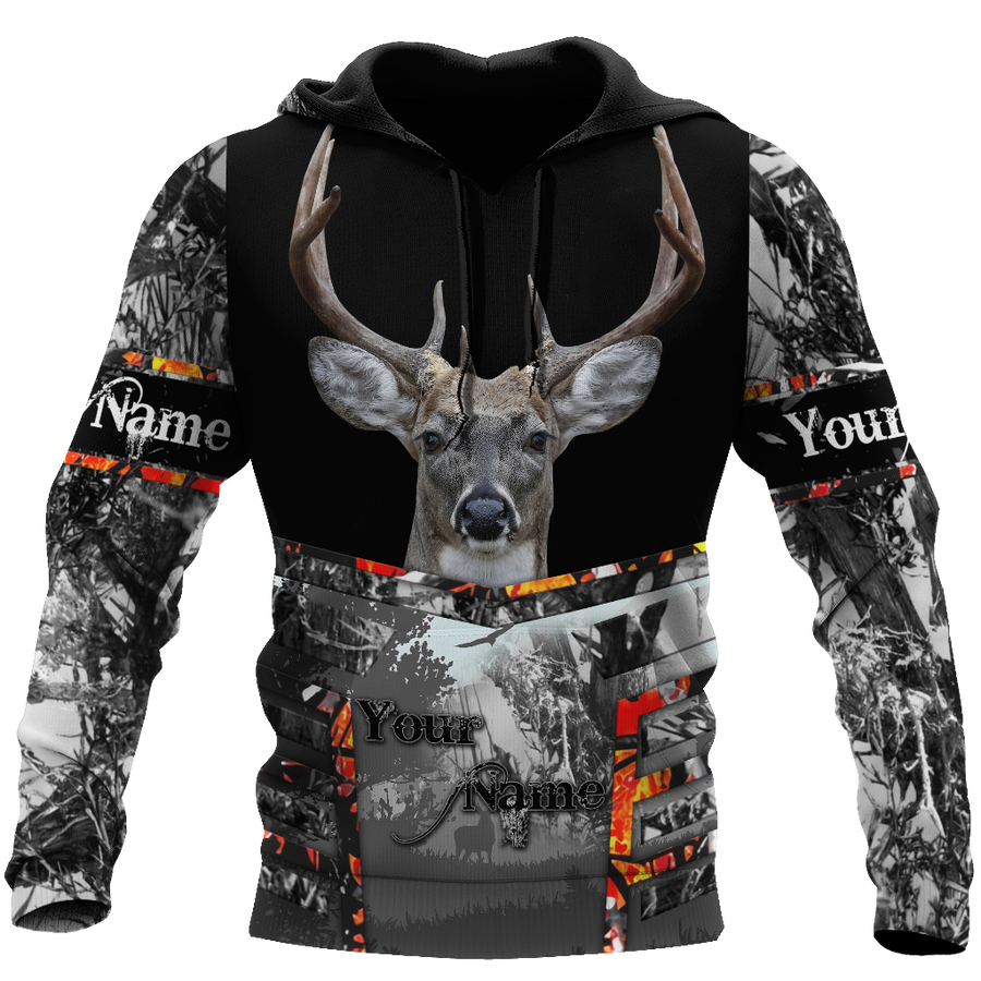 Persionalized Name - Deer Hunting Camo 3D All Over Printed Unisex Shirts