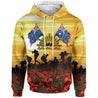 Premium Unisex Hoodie Remember Anzac Day ML