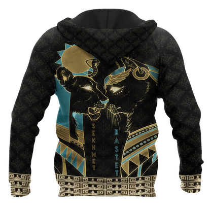 Bastet Sekhmet Ancient Egyptian Mythology Culture 3D Design Print Shirts