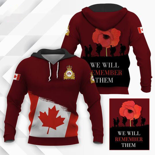 Canadian Veteran Pullover 3D All Over Printed Shirts 04032103.CXT