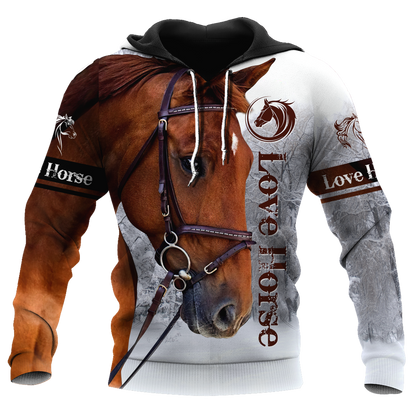 Love Horse 3D All Over Printed Shirts Pi05012102