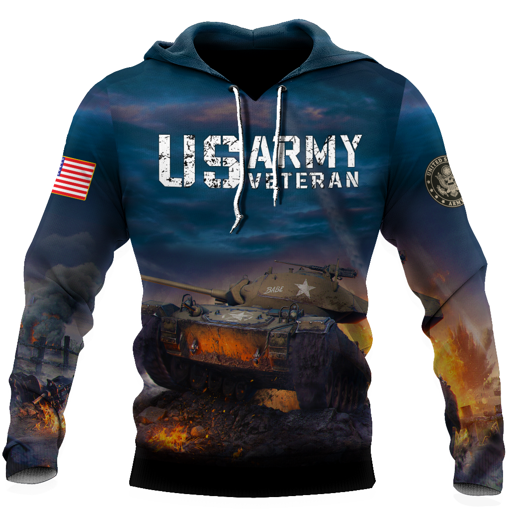 US Army Veteran 3D All Over Printed Shirts PD05012102