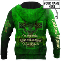 Irish Rebels St.Patrick day 3d hoodie shirt for men and women custom name