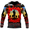 Premium Unisex Hoodie Remember Anzac Day ML