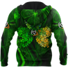 Premium Unisex Hoodie Irish St.Patrick Shamrock ML