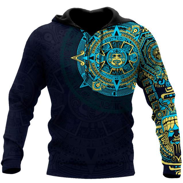 Premium Aztec Mexico 3D All Over Printed Shirts S