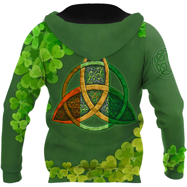 Premium Unisex Hoodie Irish St.Patrick Celtic Knot ML