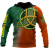 Irish St.Patrick celtic 3d hoodie shirt for men and women custom name