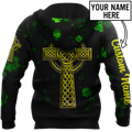 Irish St.Patrick day 3d hoodie shirt for men and women custom name