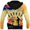 Premium Unisex Hoodie Remember Anzac Day ML