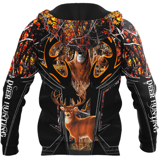 Deer Hunting Camo 3D Hoodie Shirt For Men And Women LAM