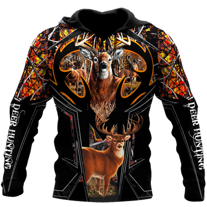Deer Hunting Camo 3D Hoodie Shirt For Men And Women LAM
