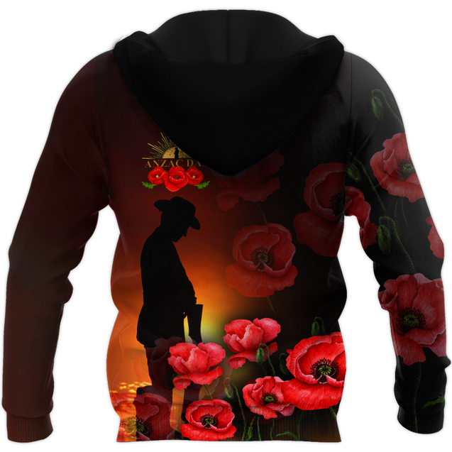 Premium Anzac Day Poppy 3D Printed Unisex Shirts TN NTN05042104