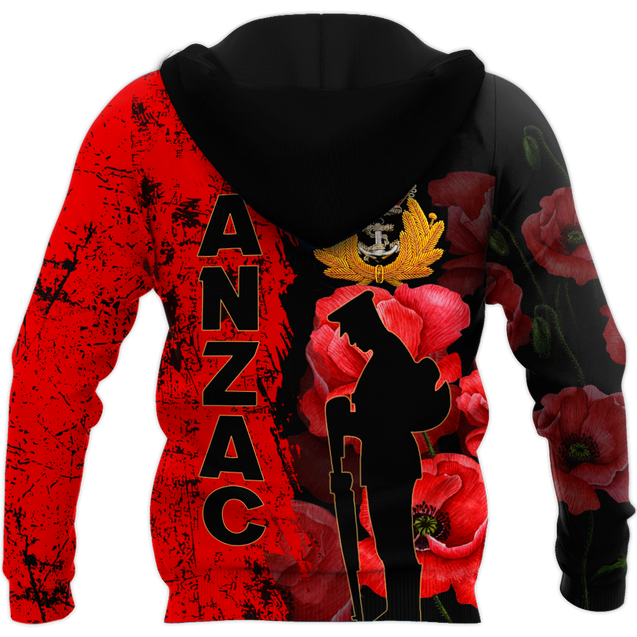 Premium Anzac Day Royal  Royal Navy 3D Printed Unisex Shirts TN