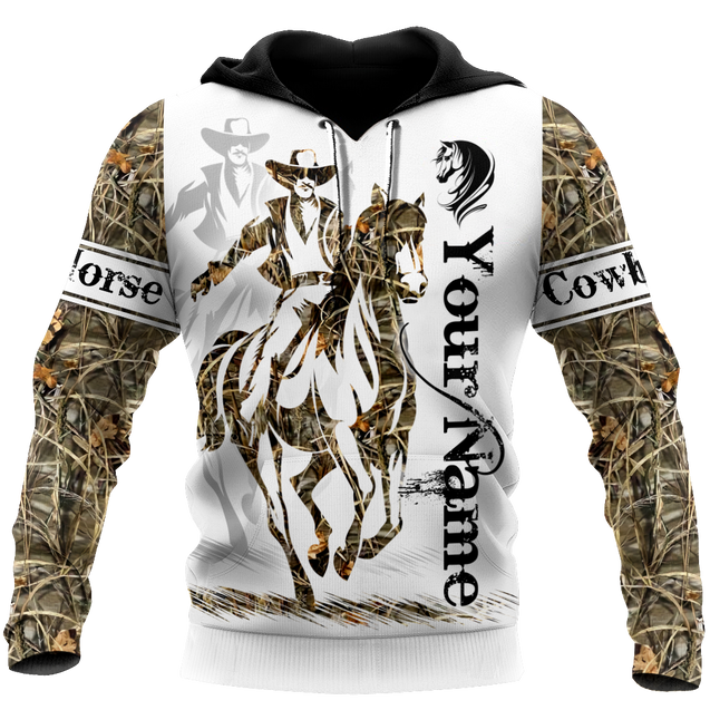 Personalized Name Rodeo 3D All Over Printed Unisex Shirts Cowboy Tattoo Ver 2