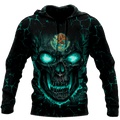 Mexican Skull 3D All Over Printed Unisex Hoodie