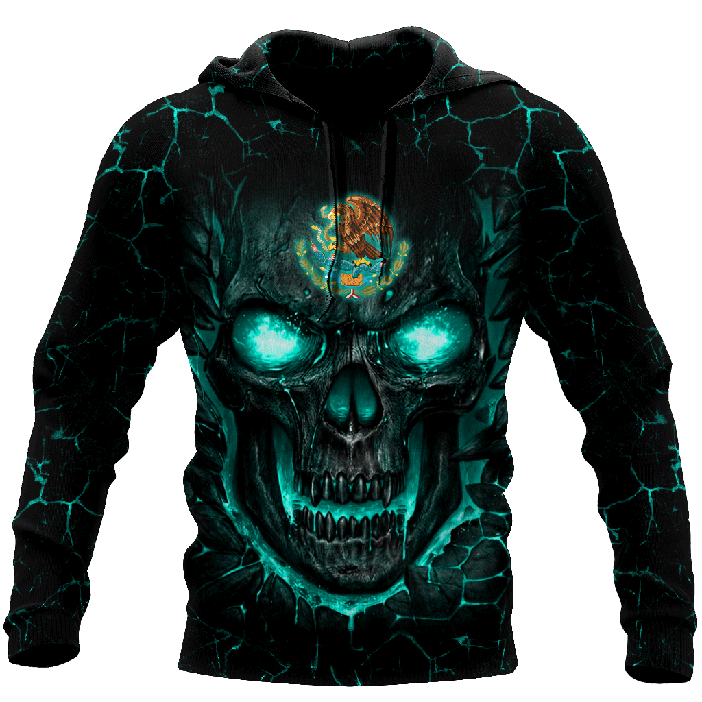 Mexican Skull 3D All Over Printed Unisex Hoodie