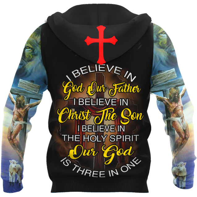 I Believe In God Jesus Christ 3D All Over Printed Shirts NTN06012005