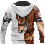 Love Horse 3D All Over Printed Shirts TR06012101