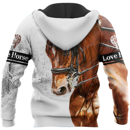 Love Horse 3D All Over Printed Shirts TR06012101
