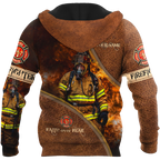 Customize Name Firefighter Hoodie For Men And Women MH06022102