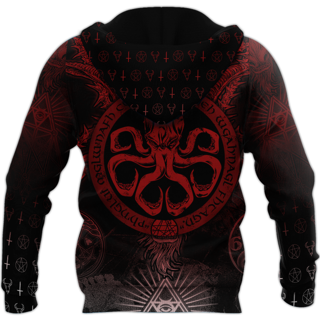 Premium Unisex Hoodie Hail Octopus ML