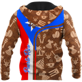 Customize Name Puerto Rico Symbol Hoodie For Men And Women MH06022104